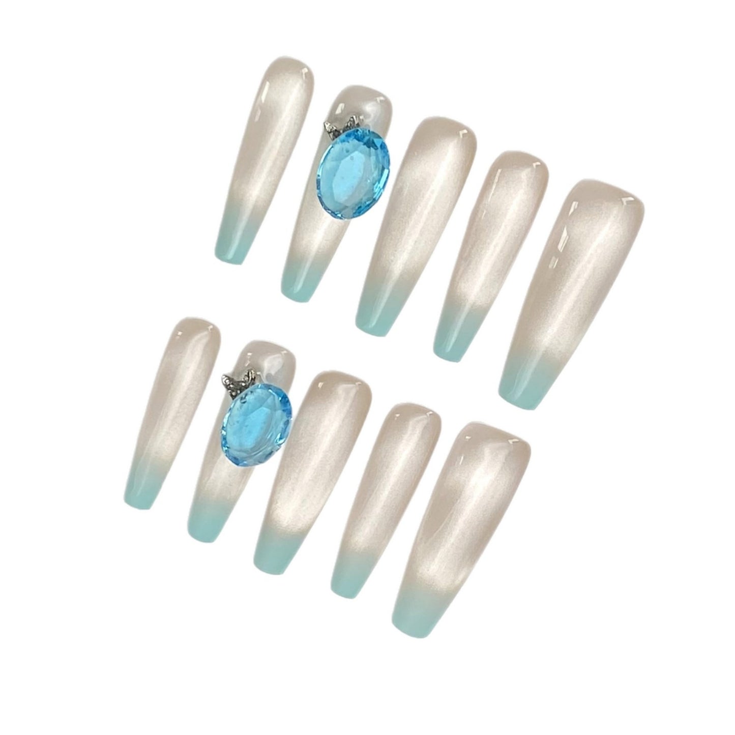 Iced Tea Nude Wearable Nail Sheer Jelly Gel Manicure | Wearing Armor Nail | Gel Nail Strips