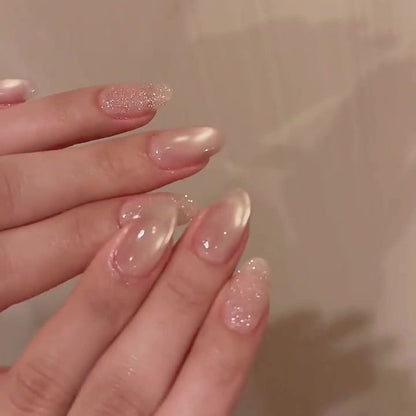 Brightening Elegant Removable False Nails | Wearing Armor Nail | Gel Nail Strips