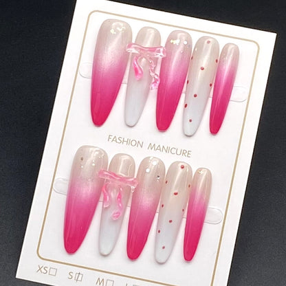 Sophisticated Long Cat Eye Press-on Nails | Wearing Armor Nail | Gel Nail Strips