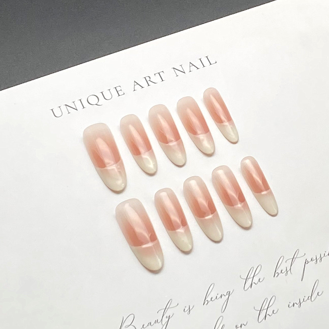 French Blush Press-on Nails | Wearing Armor Nail | Gel Nail Strips