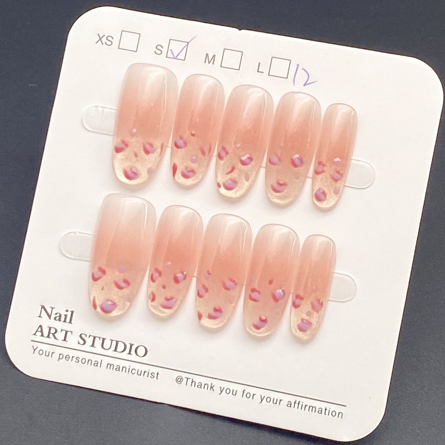 New cat-eye leopard print oval nail stickers | Wearing Armor Nail | Gel Nail Strips