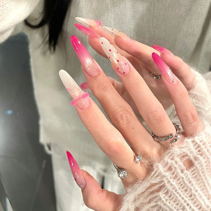 Sophisticated Long Cat Eye Press-on Nails | Wearing Armor Nail | Gel Nail Strips