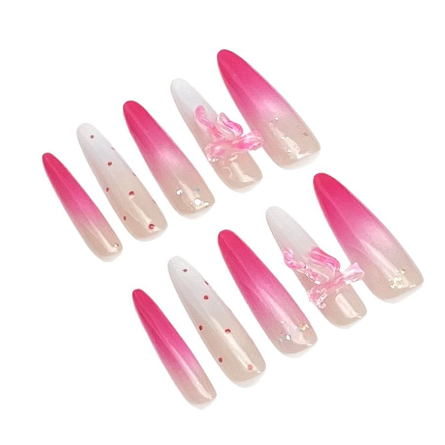 Sophisticated Long Cat Eye Press-on Nails | Wearing Armor Nail | Gel Nail Strips