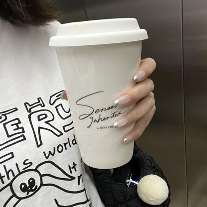 French Manicure with Silver Edges for a Minimalist | Wearing Armor Nail | Gel Nail Strips