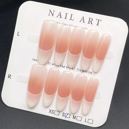 French Blush Press-on Nails | Wearing Armor Nail | Gel Nail Strips