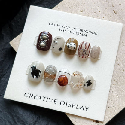 Wild Bird Press-on Nails | Wearing Armor Nail | Gel Nail Strips